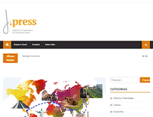 Tablet Screenshot of jpress.jornalismojunior.com.br